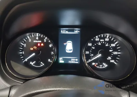 2017 Nissan Rogue Sv z USA, uszkodzony, nr VIN JN8AT2MV2HW001032